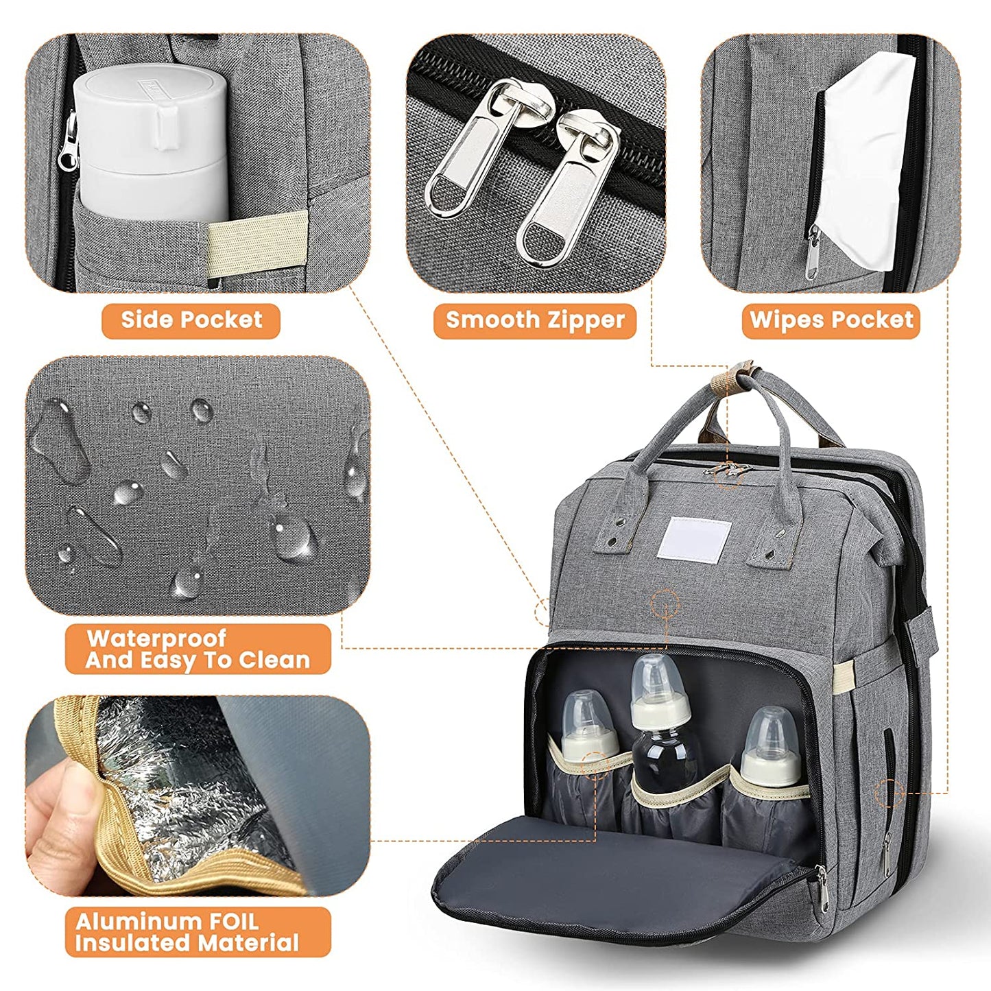 Sac à langer portatif | Berceau de voyage BabyNappy™ - Maman & Mini