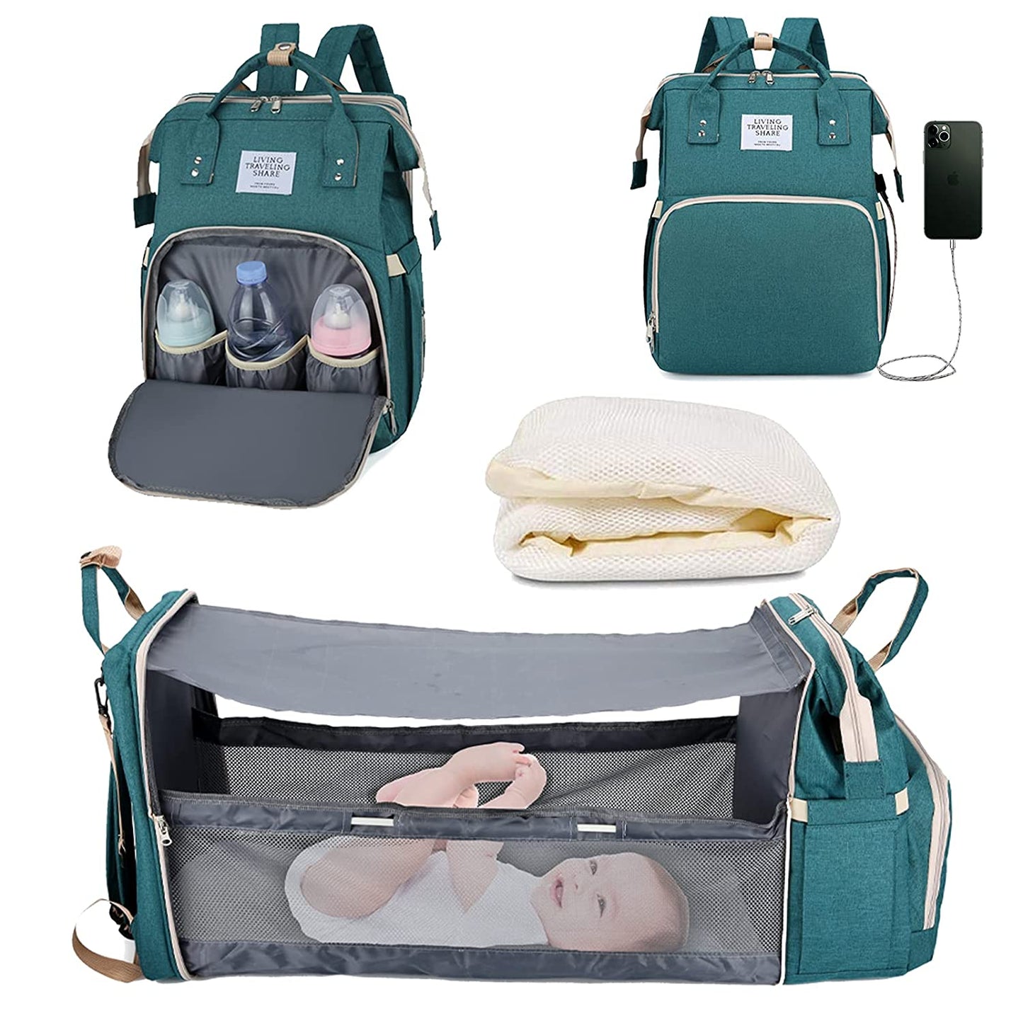 Sac à langer portatif | Berceau de voyage BabyNappy™ - Maman & Mini