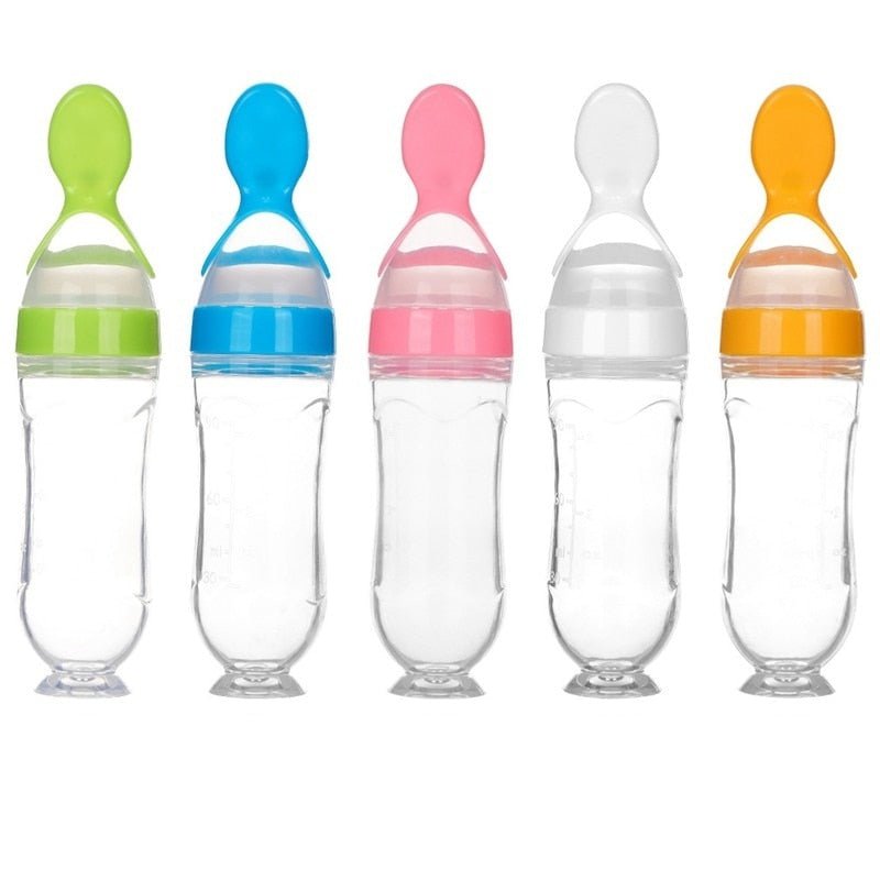 Biberon avec cuillère pour nouveau-né | EasyBottle™ - Maman & Mini